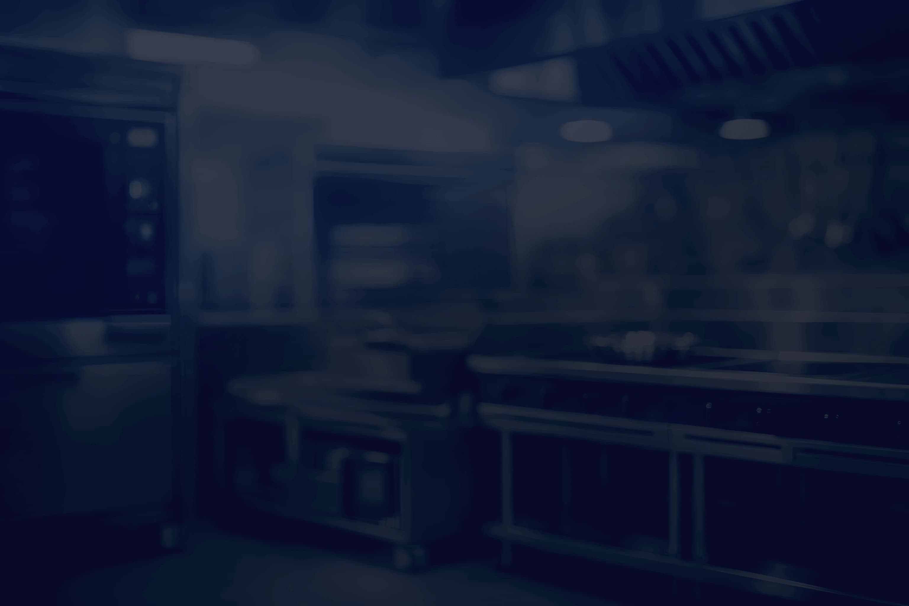 Commercial catering kitchen background