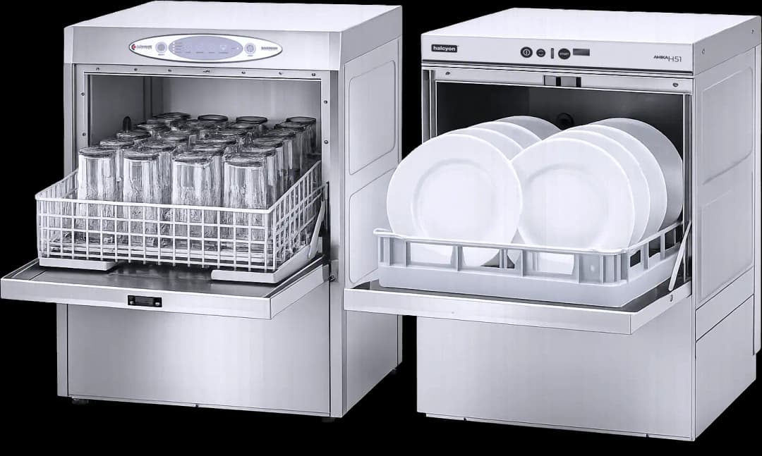 High-performance dishwashers for busy services.